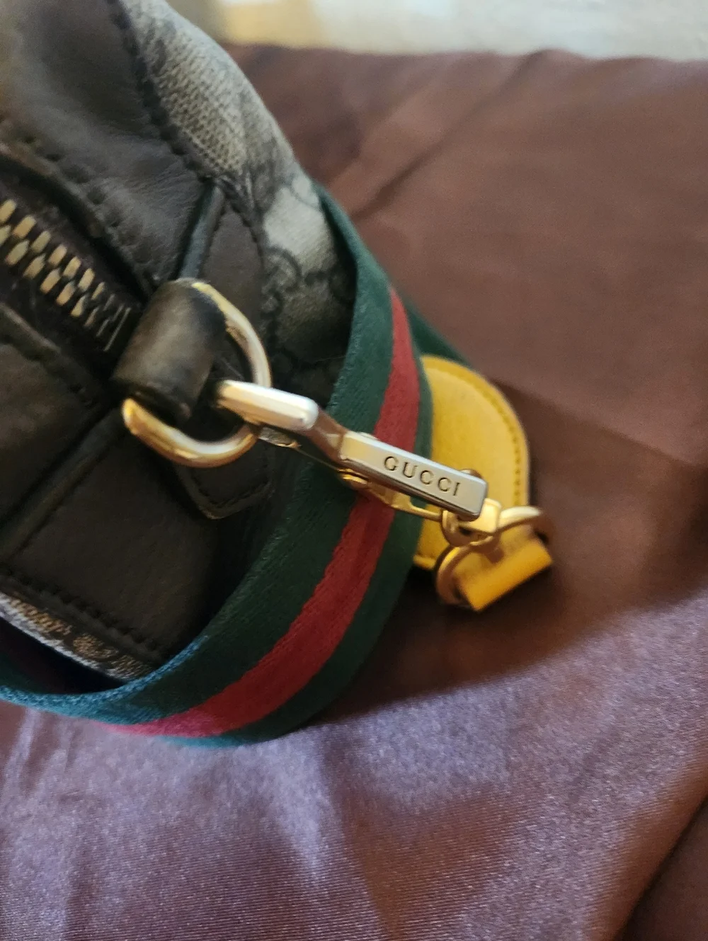 Gucci Neo Vintage Supreme Monogram Web Shoulder Bag - Picture 3 of 14